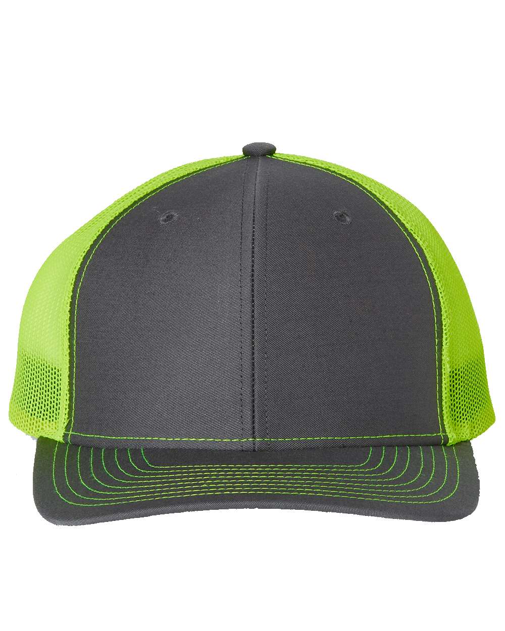 Richardson 112 - Charcoal/Neon Yellow