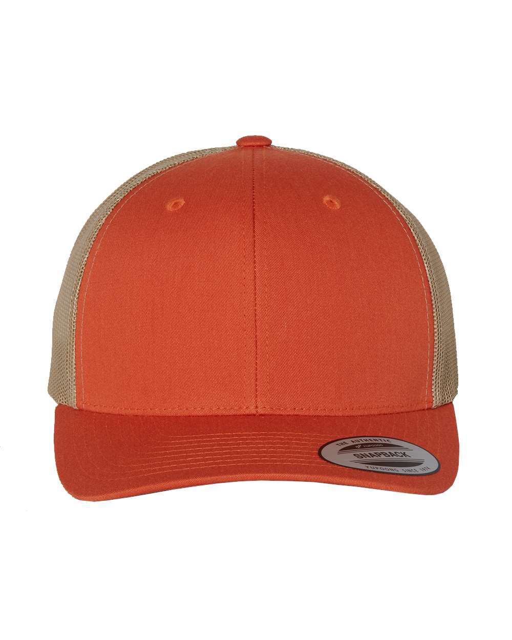 Yupoong 6606 - Rustic Orange/Khaki